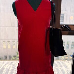 Vineyard Vines Red Midi Dress